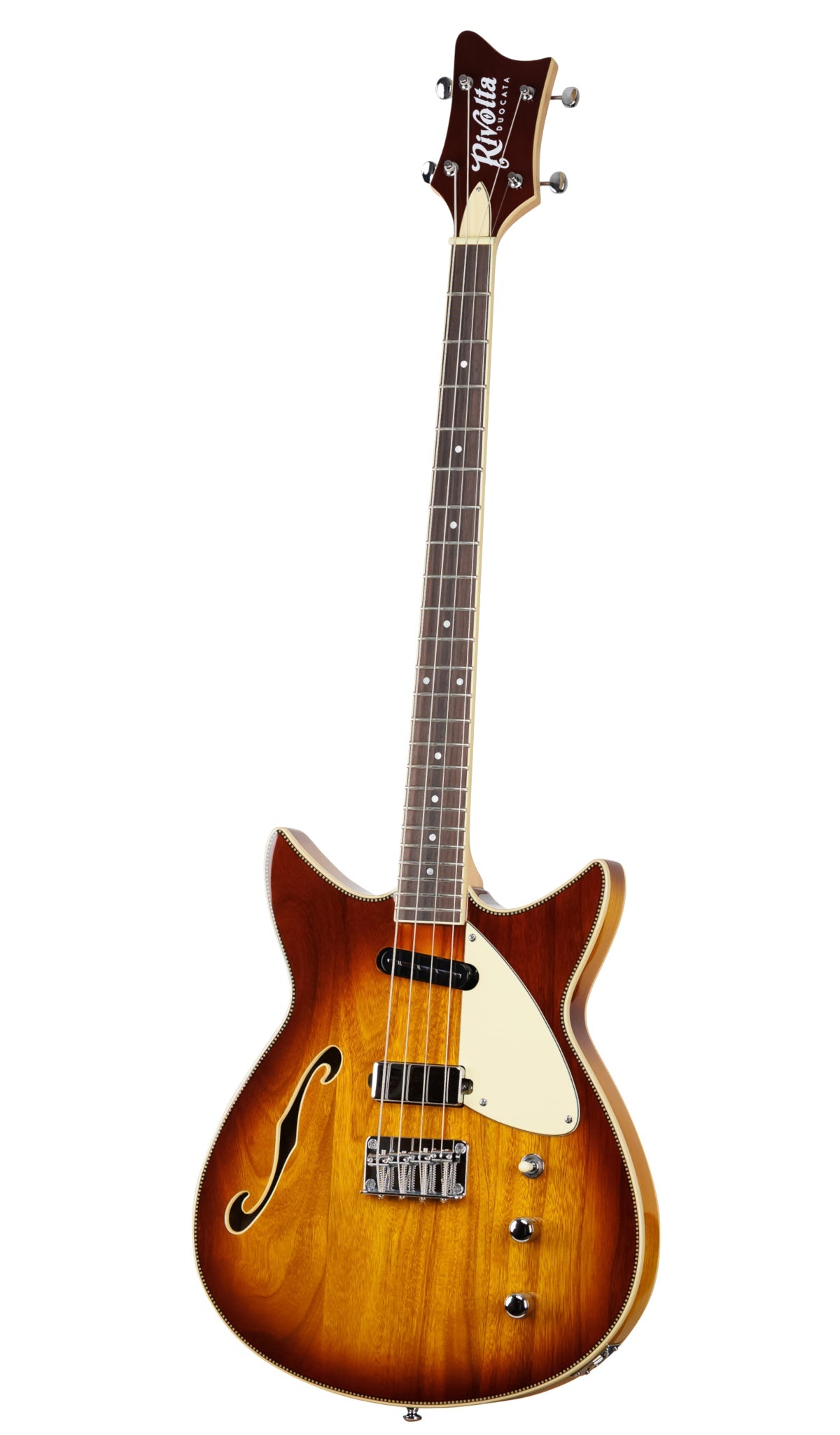 Rivolta Duocata Tenor Baritone Guitar #color_ambra-burst