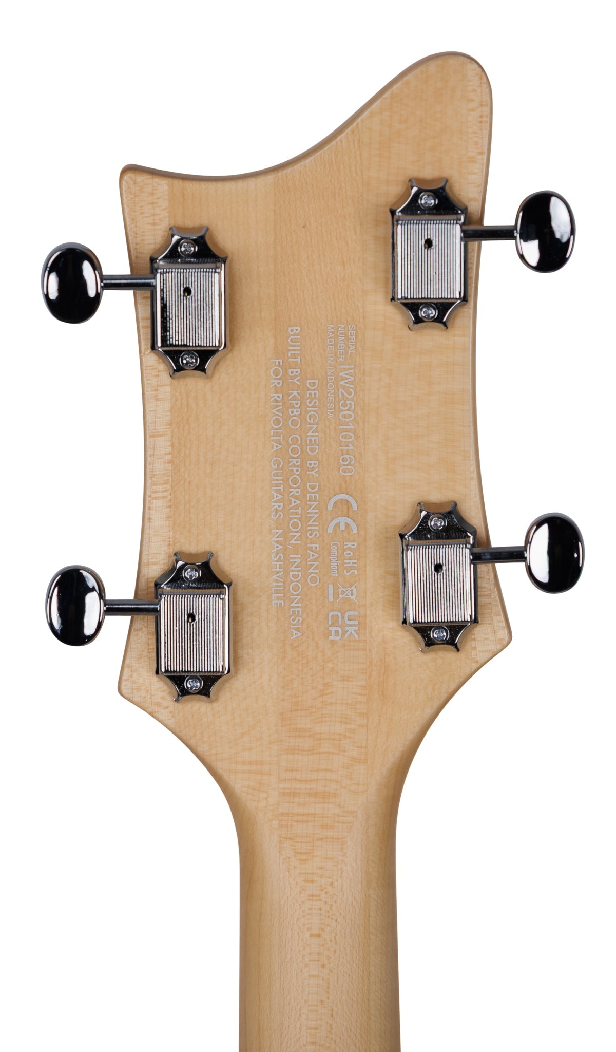Rivolta Duocata Tenor Baritone Guitar #color_ambra-burst