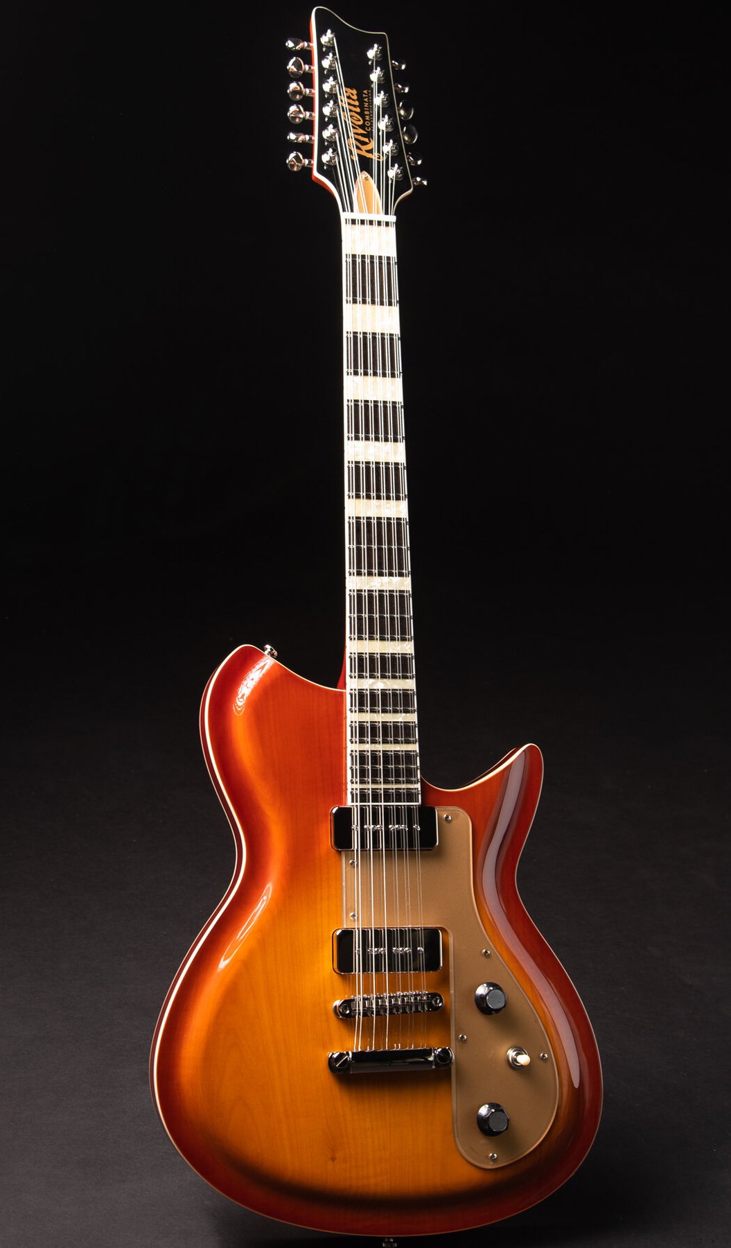 Eastwood Guitars Rivolta Combinata 12 Autunno Burst