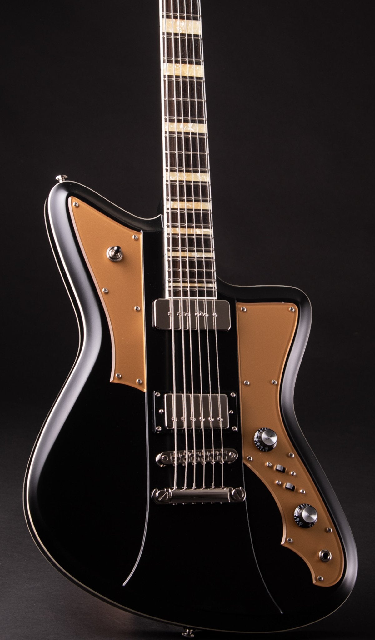 Eastwood Guitars Rivolta Mondata Baritone VIII Toro Black-Satin