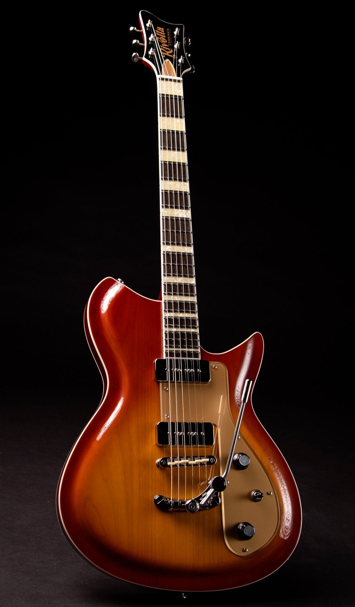 Eastwood Guitars Rivolta Combinata XVII Autunno Burst Full Front