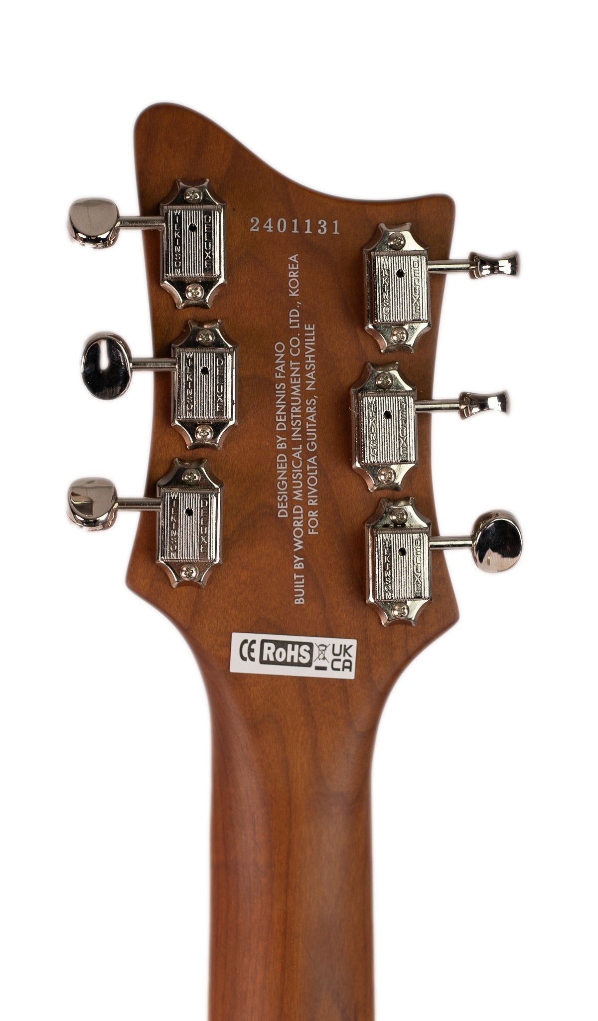 ギター Rivolta Guitars by Dennis Fano Rivolta by Dennis Fano Mondata XVIII Russo Red w/Bigsby