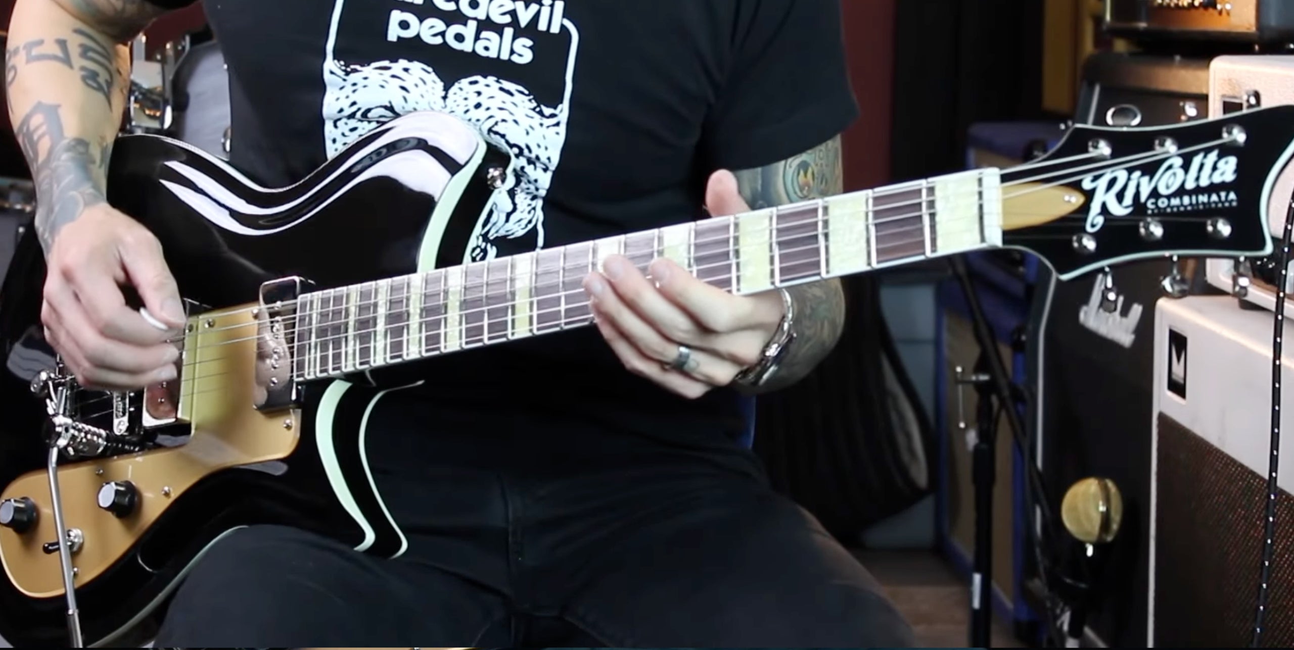 Rivolta Combinata サンバースト エレキギター COMBINATA DELUXE – Rivolta Guitars