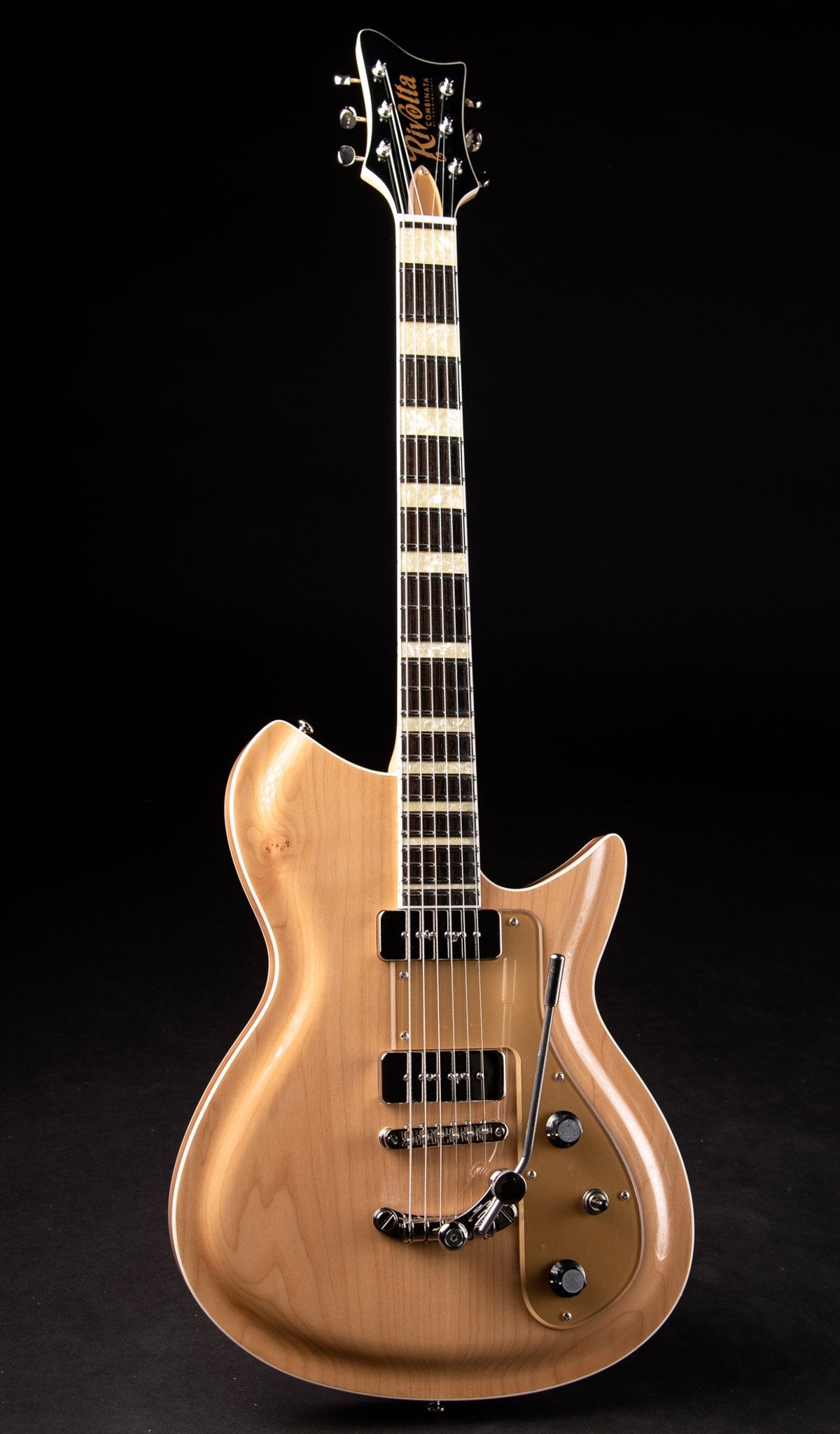 Eastwood Guitars Rivolta Combinata XVII Acero Glow Full Front