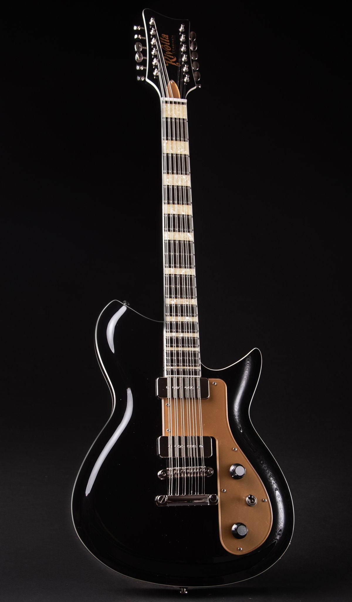 Eastwood Guitars Rivolta Combinata 12 Toro Black