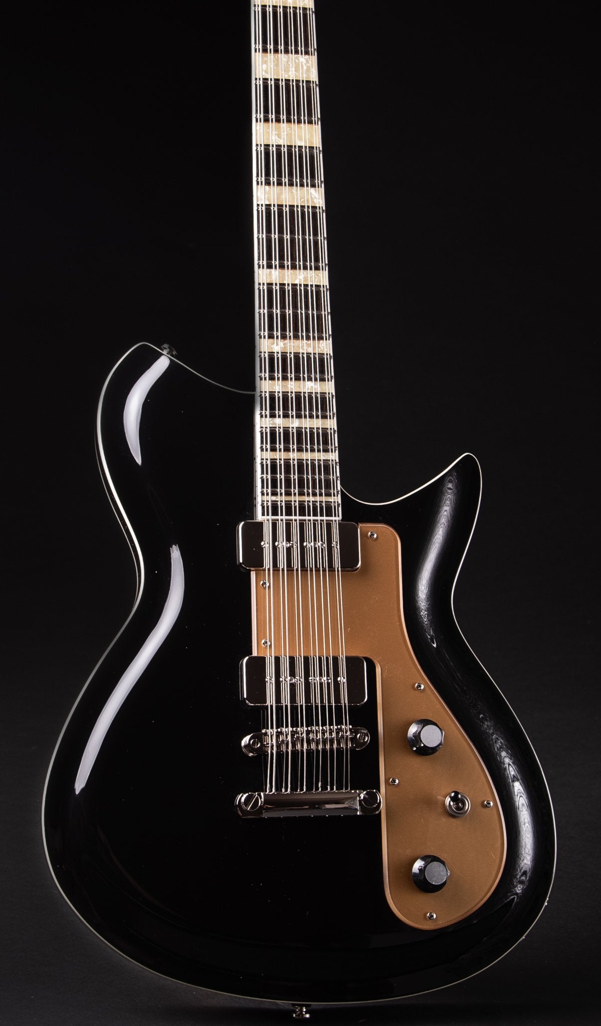 Eastwood Guitars Rivolta Combinata 12 Toro Black