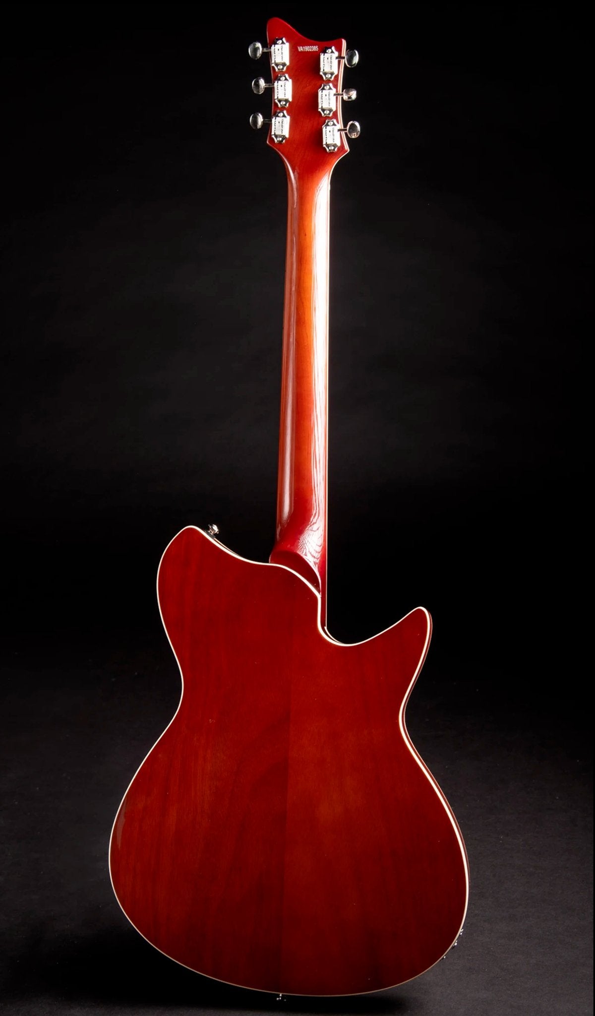 Eastwood Guitars Rivolta Combinata DLX Autunno Burst LH Full Back