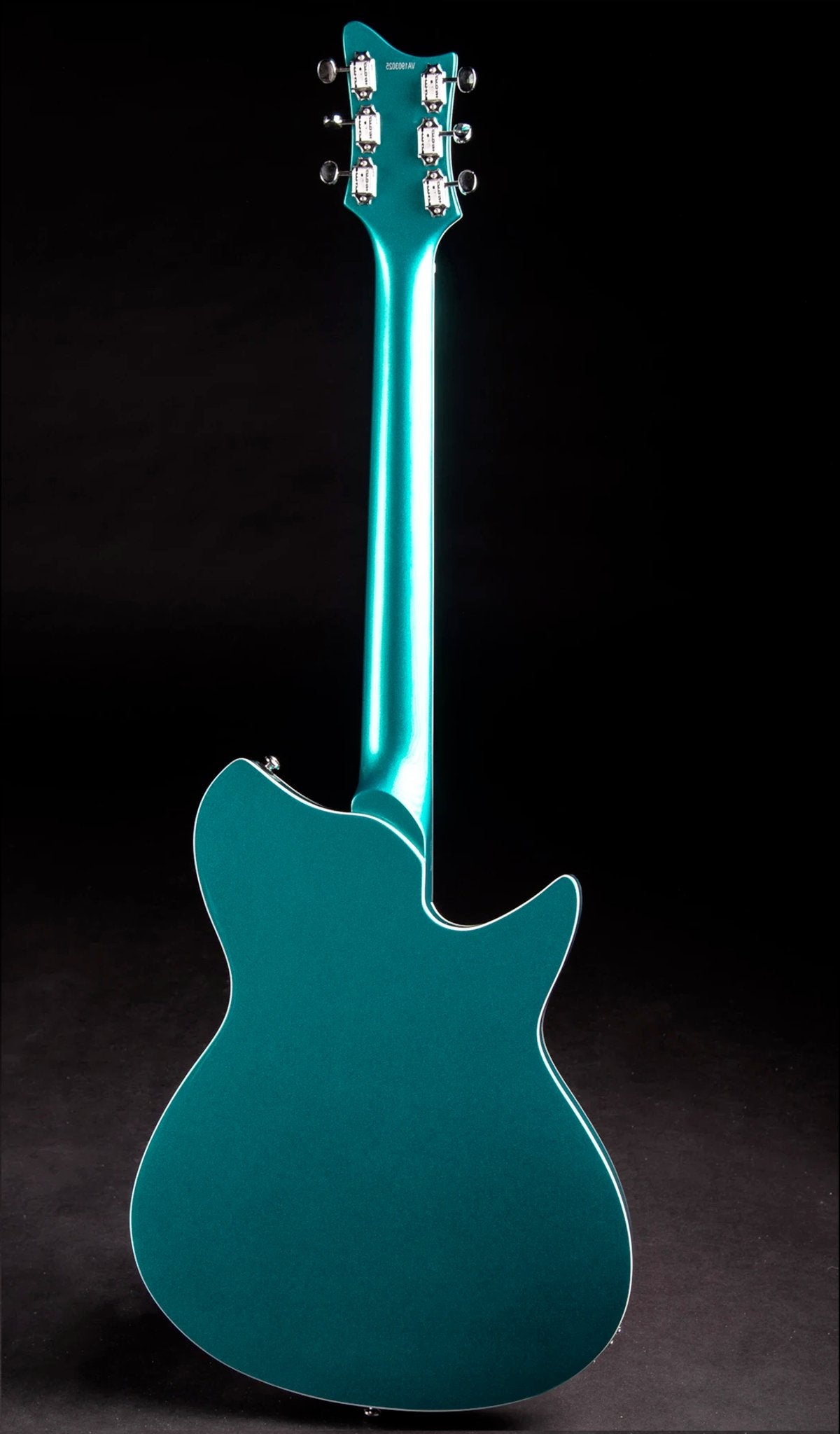 Eastwood Guitars Rivolta Combinata DLX Adriatic Blue Metallic LH Full Back