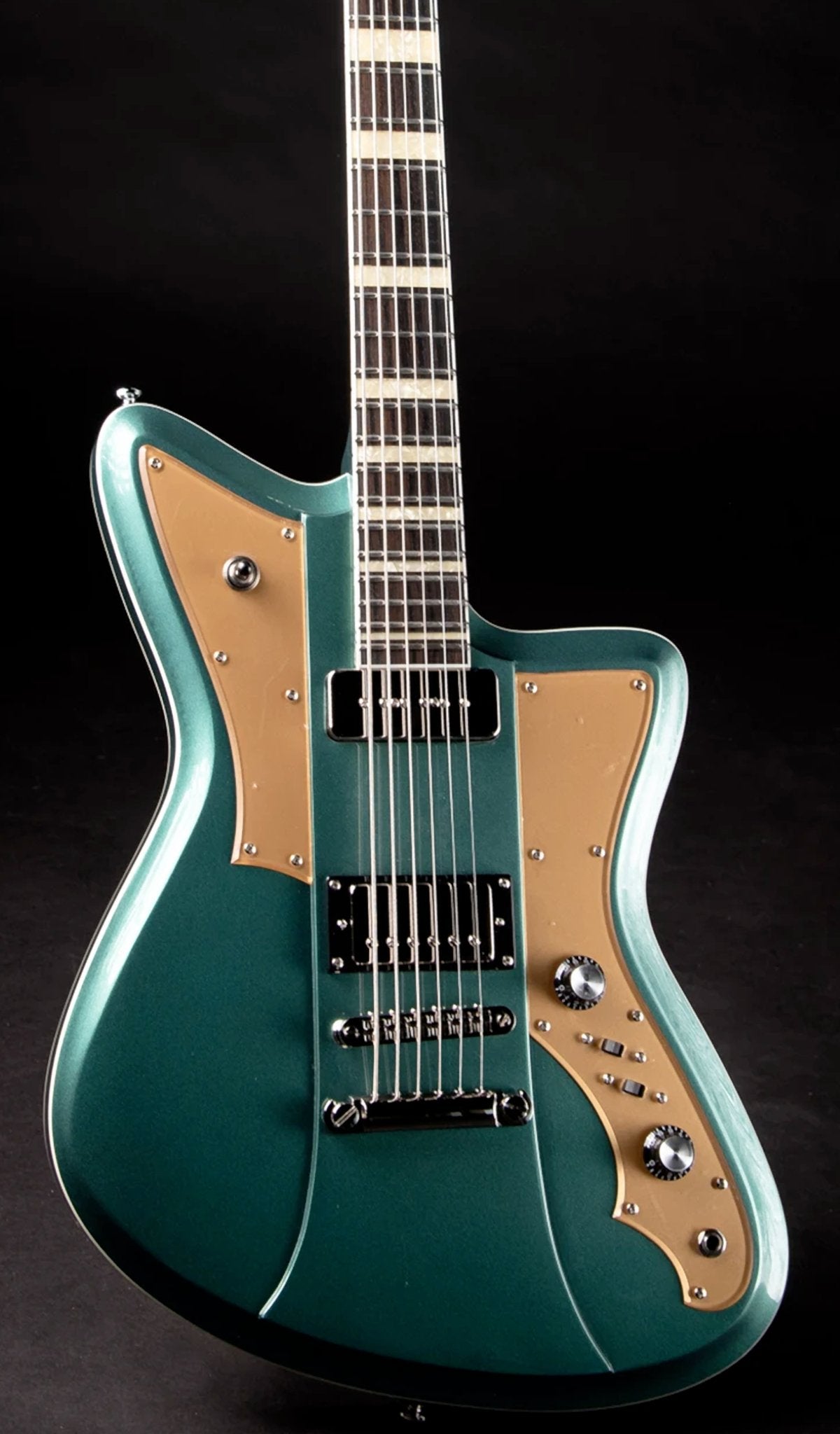Eastwood Guitars Rivolta Mondata Baritone VIII Laguna Blue