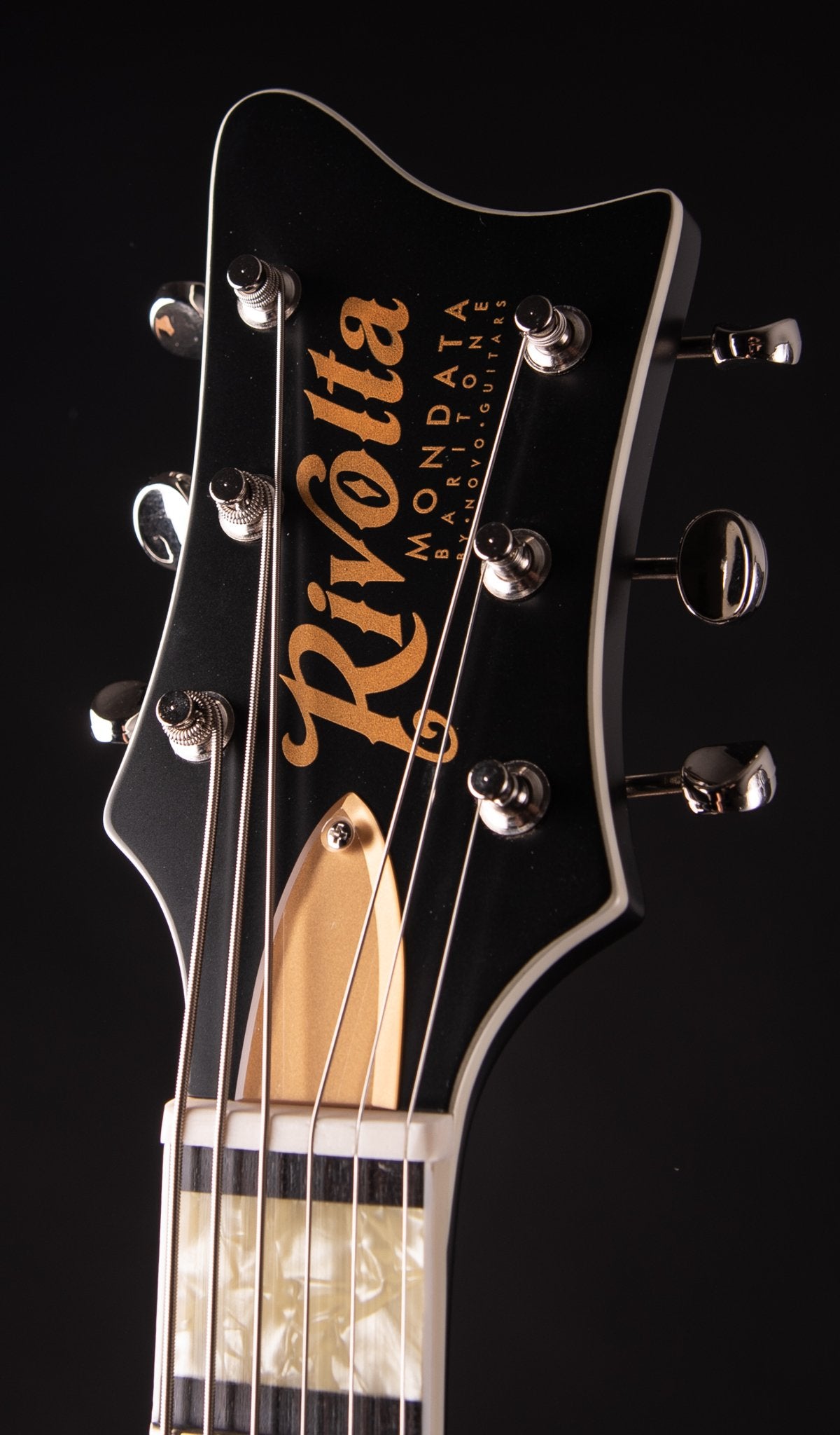 Eastwood Guitars Rivolta Mondata Baritone VIII Toro Black-Satin