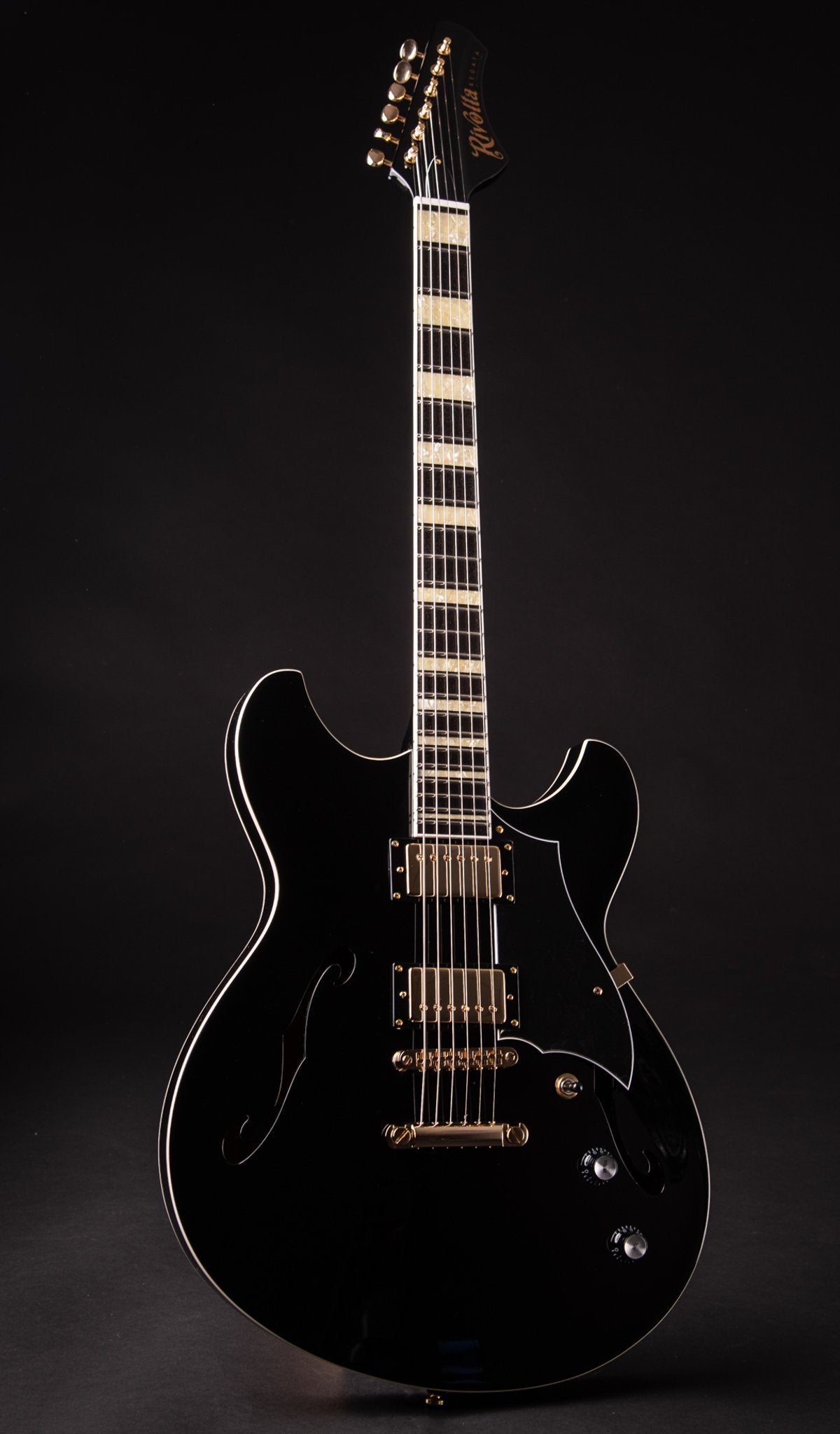Eastwood Guitars Rivolta Regata VII Toro Black-and-Gold