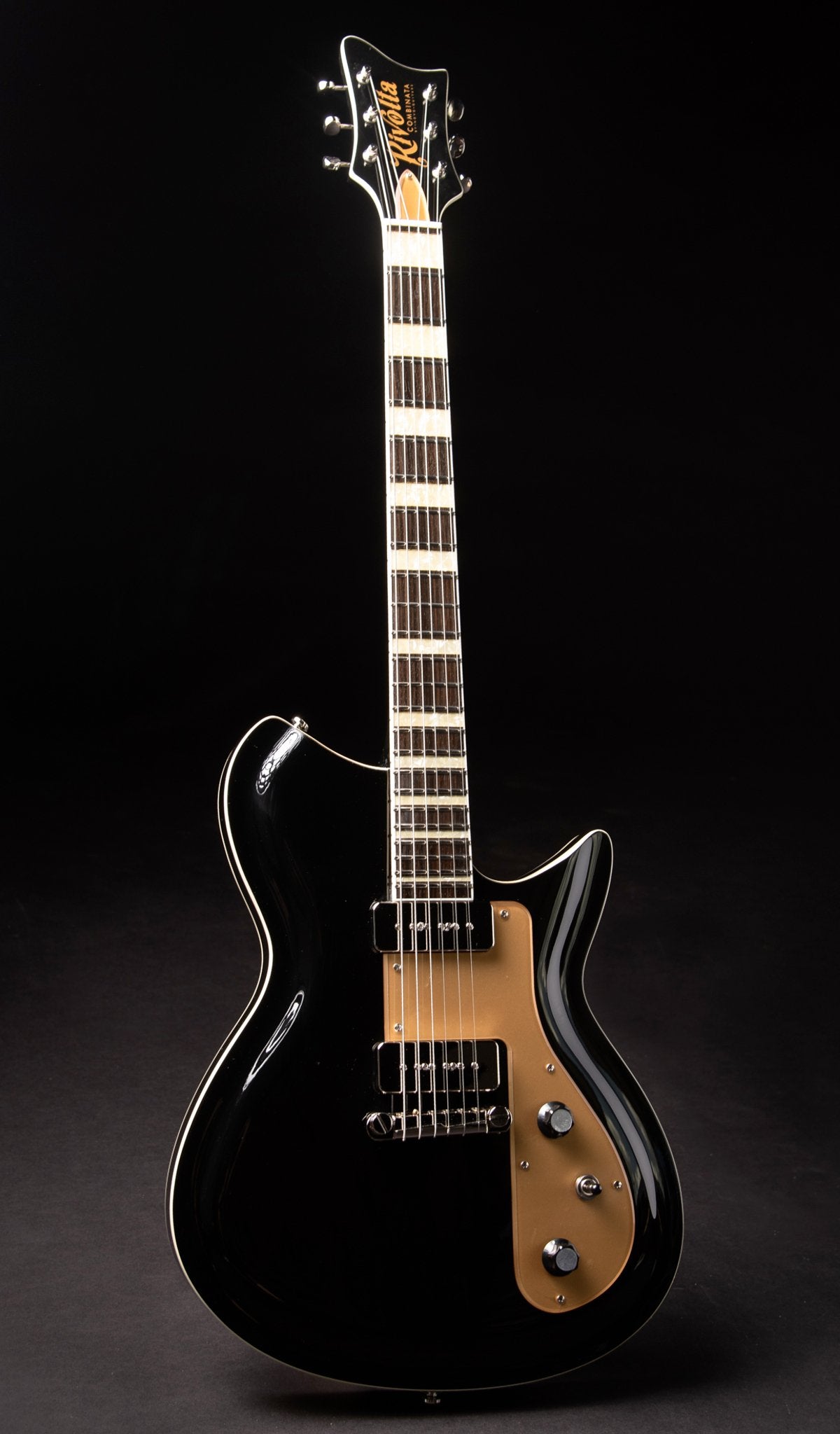 Eastwood Guitars Rivolta Combinata Toro Black Full Front