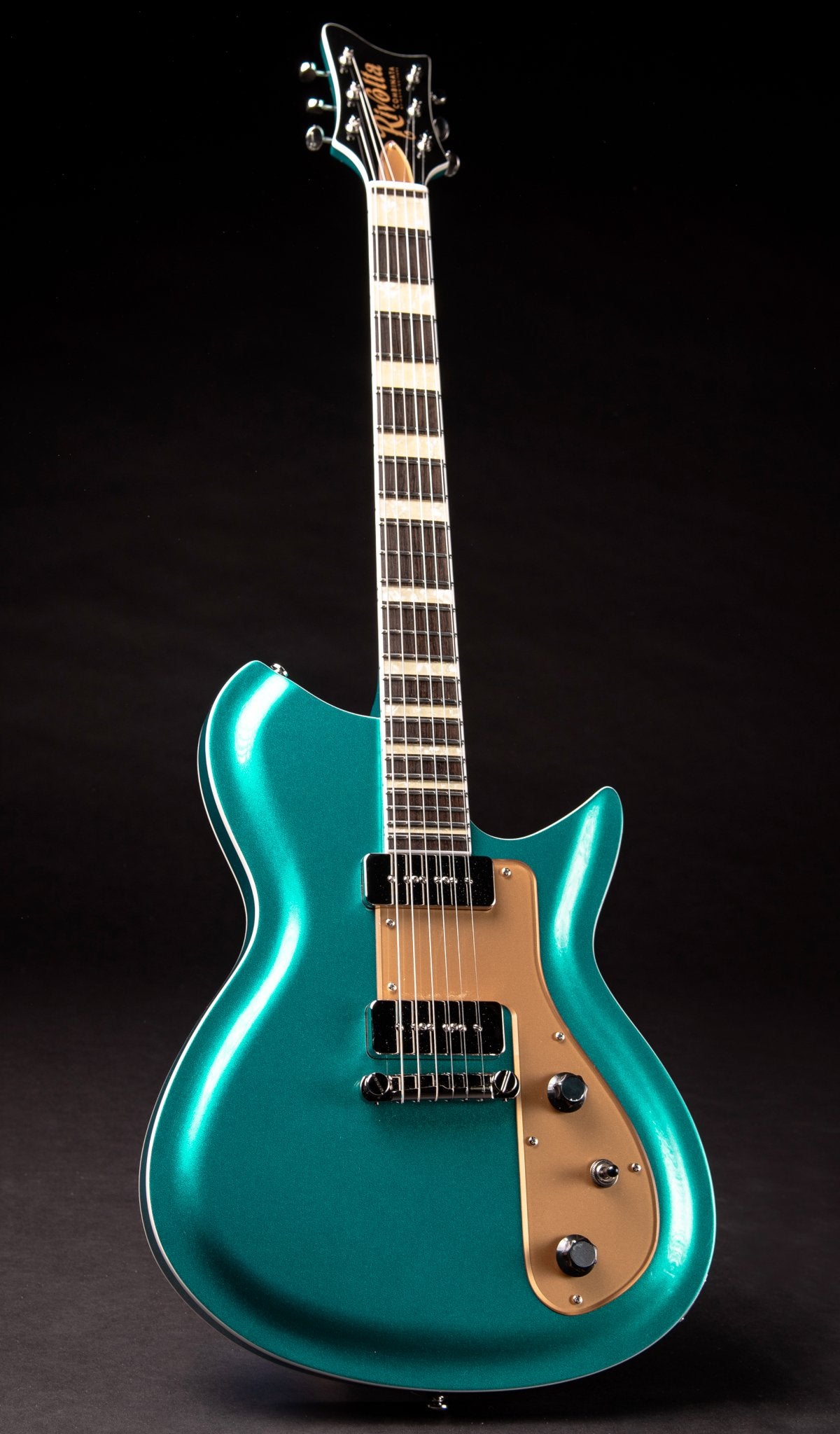 Eastwood Guitars Rivolta Combinata VII Adriatic Blue Metallic Full Front